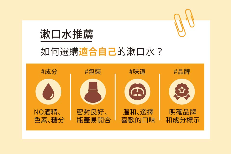 漱口水推薦：如何選購適合自己的漱口水？